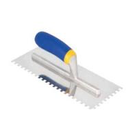 QEP 49915Q Notch Trowel 11 in L 4-1/2 in W Square Notch Contoured