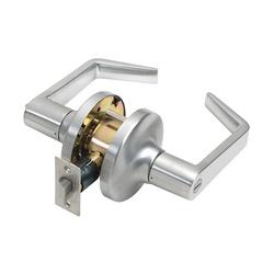 Tell Manufacturing CL100016 Privacy Lever Lockset Steel Satin Chrome