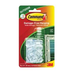 Command 17017CLR-AW Light Clip Plastic Clear
