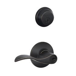 Schlage FB50NVACC716 Lever Entry Deadbolt Set 1 Grade Keyed Alike Key