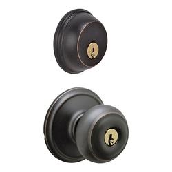 Schlage Georgian FB50NVGEO716KA4 Knob Lockset 2 Grade Keyed Alike Key