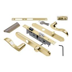 Wright Products VMT115PB Door Lever Lockset Solid Brass 1-1/8 to 2 in