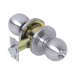 Tell Manufacturing CL100006 Storeroom Knob Set Stainless Steel Zinc