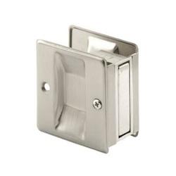 Slide-Co 164158 Pocket Door Pull 2-3/4 in H Brass Satin Nickel