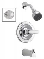 Single Handle Tub and Shower Combo Chrome