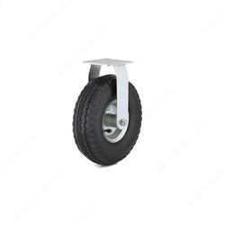 Madico F27358 Rigid Caster 10 in Dia Wheel 3-1/2 in W Wheel Rubber Wheel