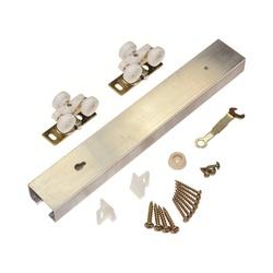 Johnson Hardware 100721DR Pocket Door Hardware Set 72 in L Track Top