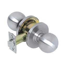 Tell Manufacturing CL100002 Passage Knob Steel Satin Chrome