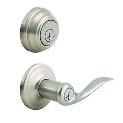 Kwikset Signature Series 991TNL-15 Combination Lockset 2 Grade Zinc Satin