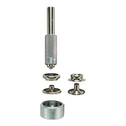 GENERAL 1265 Snap Fastener Kit Solid Brass Nickel