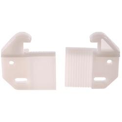 Hardware Essentials 851544 Drawer Guide Plastic White