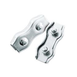 KINGCHAIN 965711 Double Wire Rope Clamp 3/16 in Dia Wire Rope Stainless