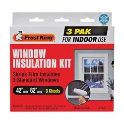 Frost King V73/3H Indoor Shrink Window Kit 42 in W Plastic