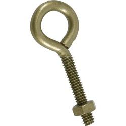 HILLMAN 322610 Eye Bolt with Hex Nut 1/4 in Thread Coarse Thread Steel