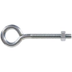 Hardware Essentials 320724 Eye Bolt with Nut 5/16-18 Thread Coarse Thread