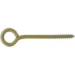 HILLMAN 322624 Lag Screw Eye 5 in OAL Steel Gold