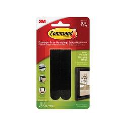Command 17206BLK-12ES Large Picture Hanging Strip 3/4 in W 3-5/8 in L