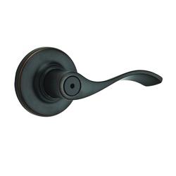 Kwikset 300BL-11PCP Privacy Lever Venetian Bronze