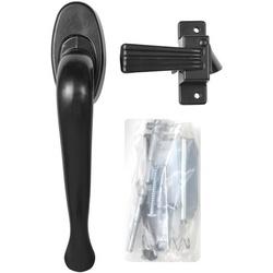 Wright Products Villa VIL333BL Pull Handle Latch 3/4 to 1-1/4 in Thick Door