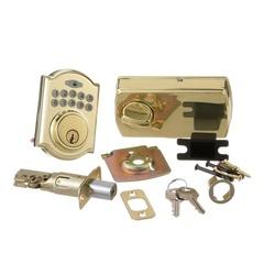 TRU-GUARD GA77D01AA KD Electronic Deadbolt 3 Grade Different Key Polished