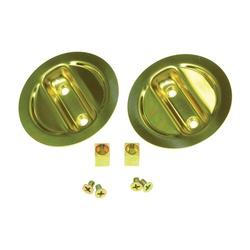 Johnson Hardware 21-3PPK2 Privacy Lock US3 Brass 2-3/8 in Backset