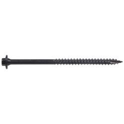 HILLMAN LedgerTite 48112 Ledger Screw 5 in L Serrated Thread Hex Head