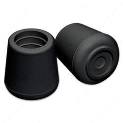 Madico F31932SB Leg Tip Round Rubber Black 1 in Dia