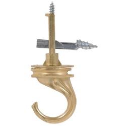 HILLMAN 122416 Drill Hook 40 lb Brass