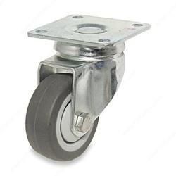 Madico F24784 Swivel Caster 1-31/32 in Dia Wheel Thermoplastic Rubber