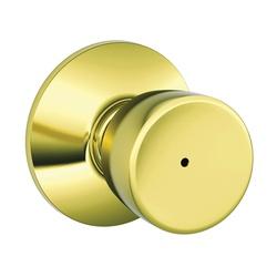 Schlage F40VBEL605 Privacy Door Knob Metal Brass