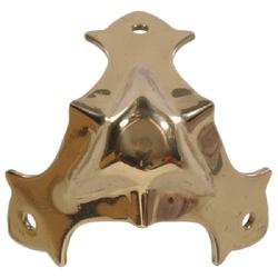 Hardware Essentials 851152 Decorative Corner Brace Brass