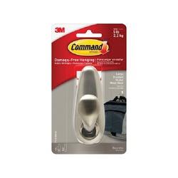 Command Forever Classic FC13-BN-2ES Large Decorative Hook Metal Brushed