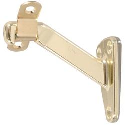 Hardware Essentials 852261 Handrail Bracket Steel Brass