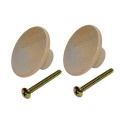 Johnson Hardware 36-PPK2 Door Knob Set 1-3/4 in Dia Knob Wood