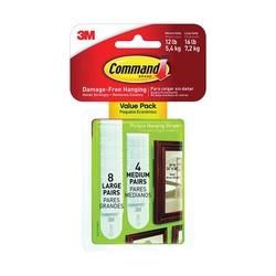 Command 17209ES Picture Hanging Strip White