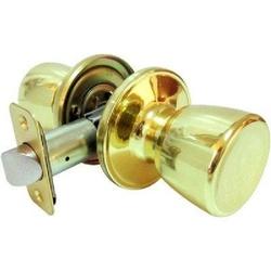 TRU-GUARD TS730B Passage Door Lock Knob Handle Polished Brass