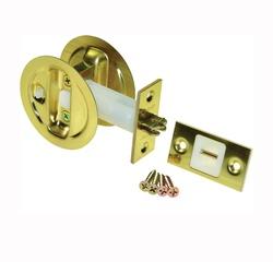 Johnson Hardware 15213PK1 Privacy Lock US3 Brass 2-3/8 in Backset