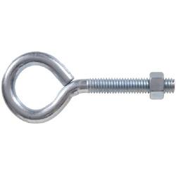 Hardware Essentials 320736 Eye Bolt with Nut 3/8-16 Thread Coarse Thread
