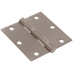 Hardware Essentials 852827 Door Hinge Satin Nickel Removable Pin