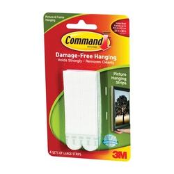 Command 17206 Picture Hanging Strip 4 lb/set Foam White