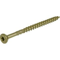 Power Pro Power Pro Premium 48602 Exterior Wood Screw #10 Thread 3 in L