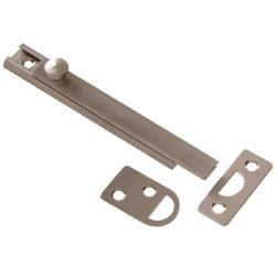 Hardware Essentials 853122 Surface Slide Bolt Satin Nickel