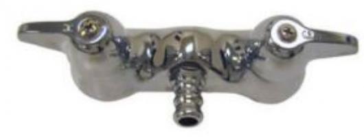 Bath Cock Polished Chrome