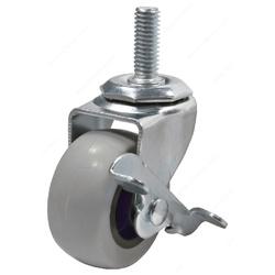 Madico F24723 Industrial Caster 1-31/32 in Dia Wheel Thermoplastic Rubber