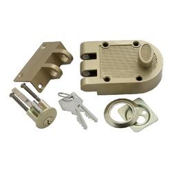 First Watch Security 1120 Single Cylinder Interlocking Deadbolt Steel/Zinc