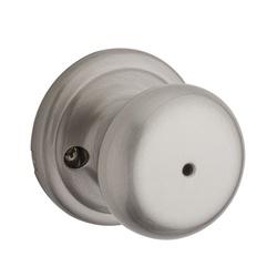 Kwikset Signature 730J 15 CP Door Knob 2-3/8 in Dia Knob Zinc Satin