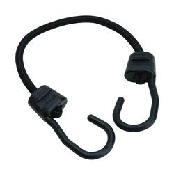 KEEPER Ultra 06068 Bungee Cord with Steel Core 18 in L Rubber Black Hook