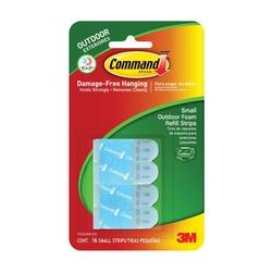 Command 17022AW-ES Refill Strip 5/8 in W 1-1/8 in L 1/32 in Thick White