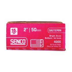 SENCO DA21EPBN Finish Nail 2 in L 15 Gauge Steel Bright Basic Brad