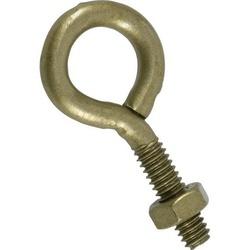 HILLMAN 322609 Eye Bolt with Hex Nut 1/4 in Thread Coarse Thread Steel
